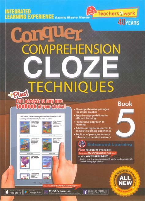 [DOWNLOAD PDF] Conquer Comprehension Cloze Techniques Book 5 - Sách