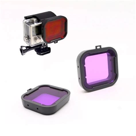 Gopro Accessories Dive Filter Purple Underwater Diving Lens Filtro for ...