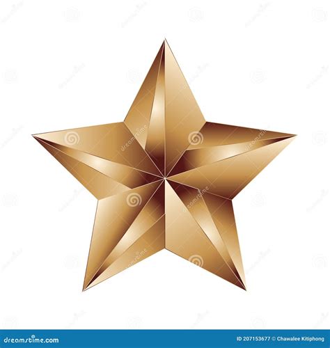 star  bronze star award stock vector illustration  star