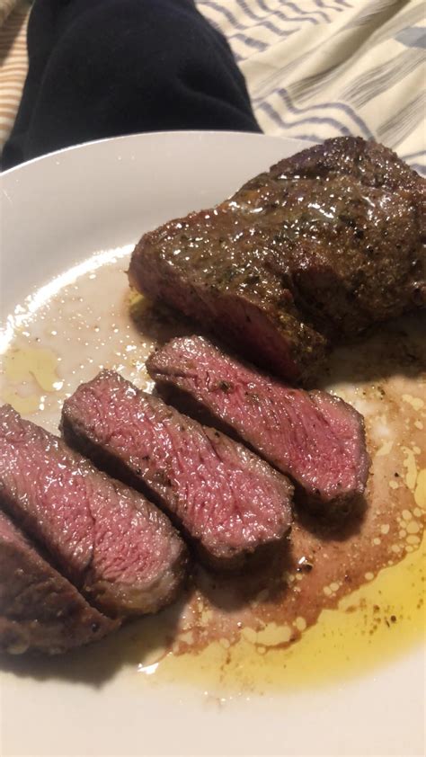 "Friend" blended up a steak because it was too tough. Later mixed it