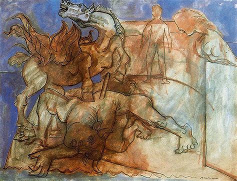 Minotaur is wounded, horse and personages, 1936 - Pablo Picasso ...