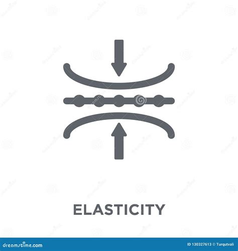 Elasticity Icon from Elasticity Collection. Stock Vector - Illustration ...