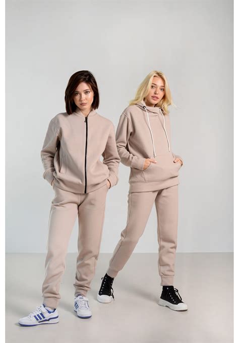 Женский теплый костюм на флисе ONIOS Perforated S1 Бежевый