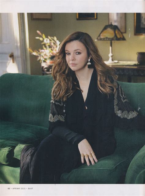 Amber Tamblyn - Bust Magazine April - May 2015 Issue • CelebMafia