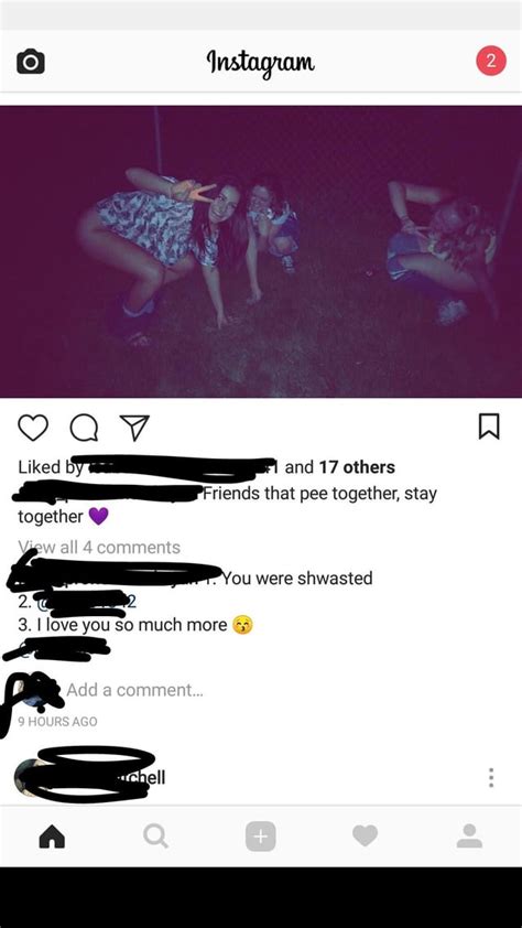Found on my instagram. 'Friends who pee together, stay together' : r/trashy