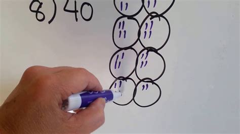 Grade 3 Math #7.8, How to Divide by 8 - YouTube