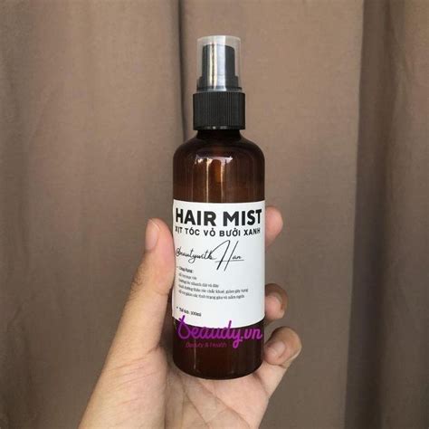 Review xịt bưởi Hair Mist BeautywithHan - giúp kích thích tóc mọc dày ...