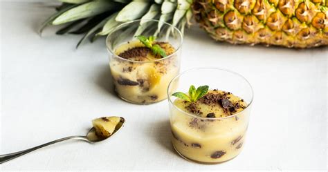 Pineapple & ginger pudding {vegan + gluten free} – Marta's Plants