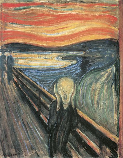The Scream Painting by Edvard Munch