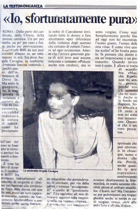 ANGELA CAVAGNA - OFFICIAL WEBSITE - IL MESSAGGERO