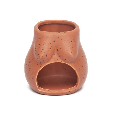 TITS TERRACOTTA OPENING CANDLEHOLDER HF