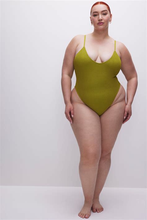 ALWAYS FITS ONE-PIECE SWIMSUIT | CHARTRUSSE001 - GOOD AMERICAN | One