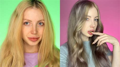 Я ПЕРЕКРАСИЛАСЬ 😱ИЗ БЛОНДА В РУСЫЙ ЦВЕТ ЗА 1 РАЗ - YouTube