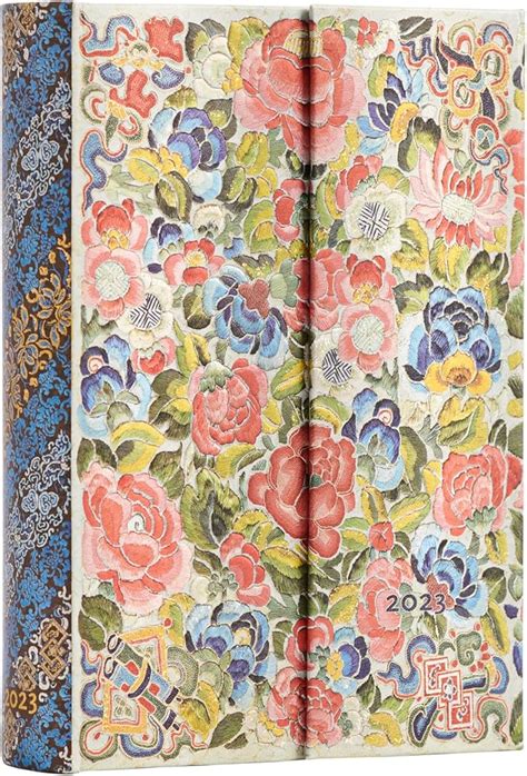 Paperblanks 12 Month Planners 2023 Pearl Garden | One Jour Pair Page ...