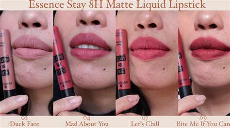 Essence губная помада STAY 8h MATTE liquid lipstick 03,07,09: продажа ...
