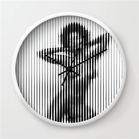 Artistic Clock - Shasta Wonder Vertical Black and White Mosaic - Etsy
