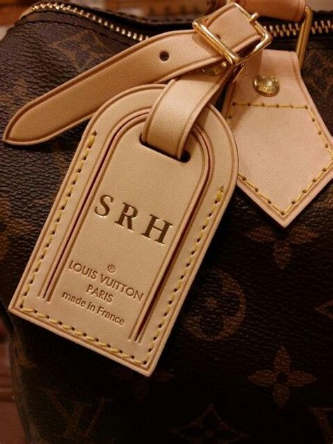 Louis Vuitton Leather Luggage Tag | semashow.com