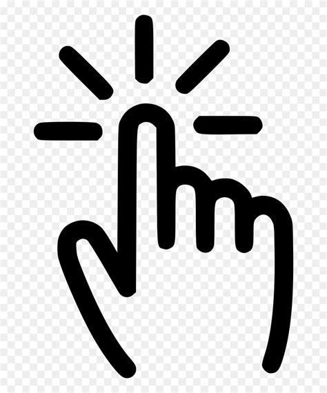 Click Icon Png - Hand Cursor Click Png Clipart (#5427846) - PinClipart
