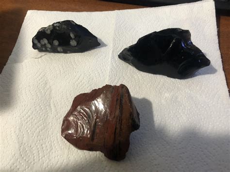 I have had these obsidian rocks for many years now and figured some ...