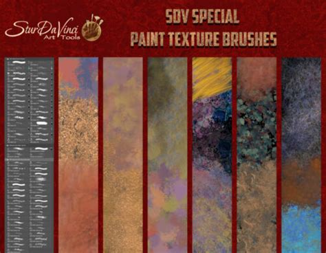 sturdavinci art tools texture  mixer brush
