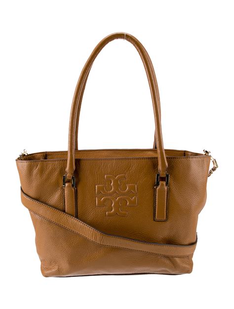 Tory Burch Leather Shoulder Bag - Brown Shoulder Bags, Handbags