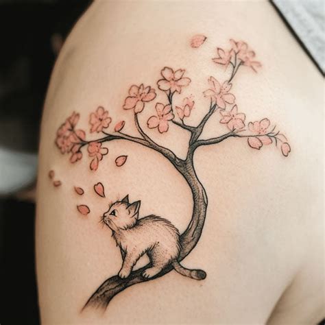 Cherry Blossom Tree Tattoo Tattoo Sketch Collection – IMAGELLA