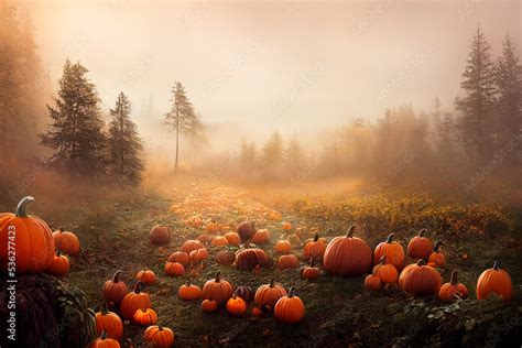 thanksgiving  halloween pumpkins  autumn forest fall season