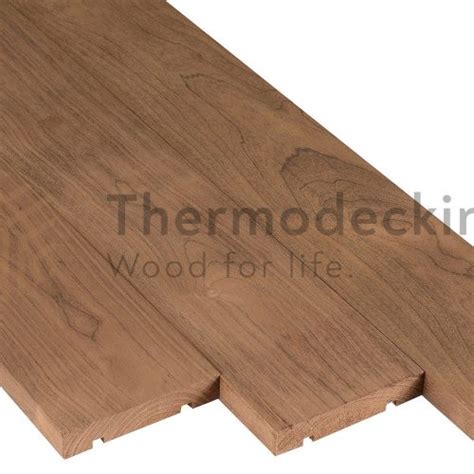 Фасадная доска «Термоясень» (косой планкен) | Thermodecking