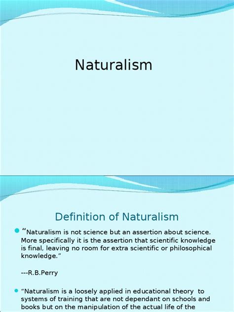 Naturalism | Naturalism (Philosophy) | Free Will