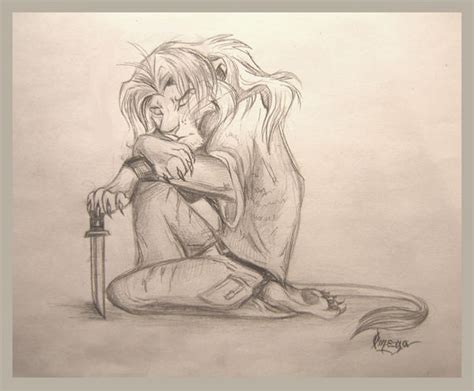 Sad Lion by OmegaLioness on DeviantArt