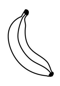 Frutas Para Imprimir Banana - 27+ Desenhos de Banana → Imprimir e Colorir/Pintar