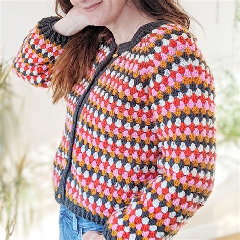 Granny Go Round Cardigan Digital PDF crochet pattern | Etsy