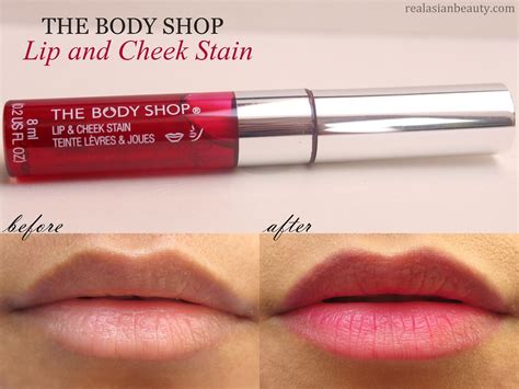 lip cheek stain body shop  evie rounsevell blog