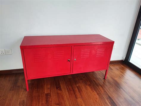 IKEA metal cabinet, Furniture & Home Living, Furniture, Shelves ...