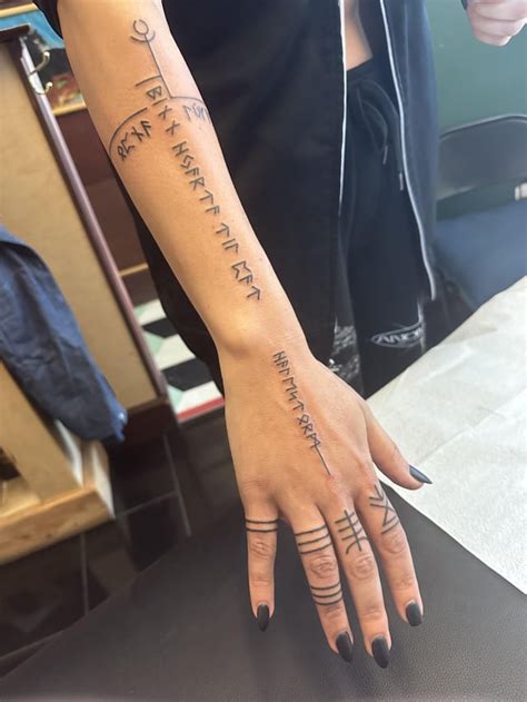 Decided to get Atreus’ arm tattoo. It’s whatever. : r/GodofWar