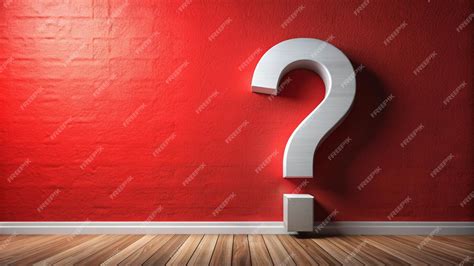 question mark     red wall   question mark