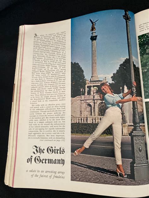 Vintage Playboy Men's Magazine November 1964 The Girls of German '63