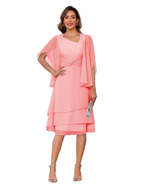 *STOCK IMAGE FOR REFERENCE* Clothfun Mother of The Bride Dress Tea