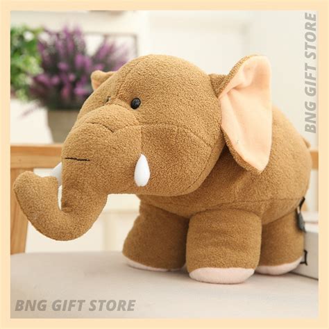 Hippo Elephant Doll Plush Toy Stuffed Dolls Baby Kid Anak Patung Gift ...