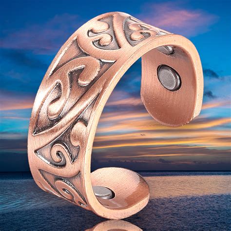 Copper magnetic ring ‘stingray’ - Nelson Market