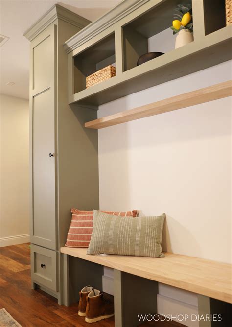 DIY Built In Cabinets with Storage Bench | BUILDING PLANS