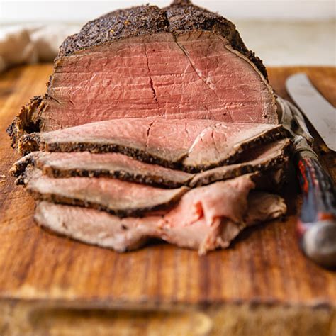 Coffee Rubbed Top Round Roast (Topside Beef) - Vikalinka