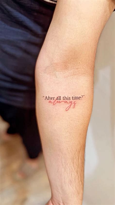 small quotation ideas  boys ll minimalist harrypotter tattoos