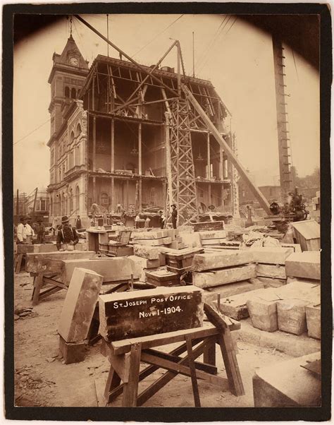 St. Joseph Post Office Construction Photograph [139328] - Holabird