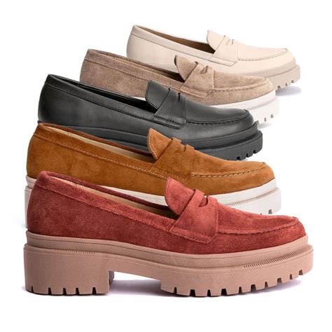 Zoe Chunky Loafer | Chunky loafer, Loafers, Canvas shoes