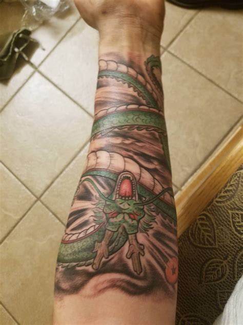 Shenron Forearm Tattoo