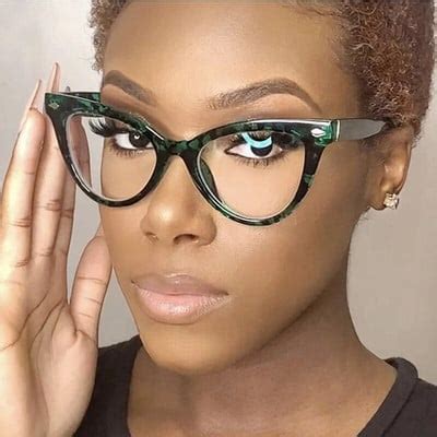 Badu.bg Стилни рамки за очила със синя светлина за жени, модни фалшиви ...