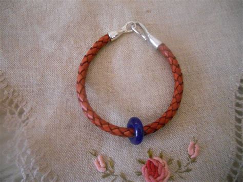 Handmade Genuine Leather Cuff Bracelet. Leather Cord Bracelet .women's ...