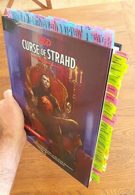 organising  curse  strahd book rcurseofstrahd
