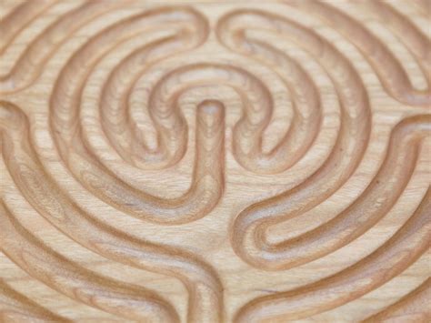 Finger Labyrinth, Wooden Finger Labyrinth, Meditation Labyrinth, Breathing Board, Hand Labyrinth ...